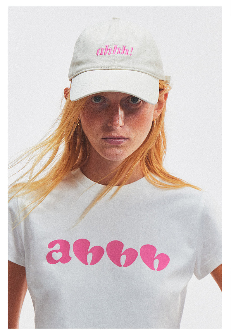 AHHH Logo Baseball Cap - White
