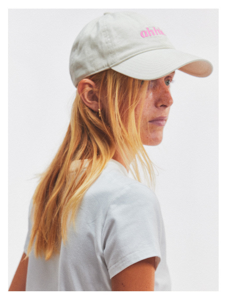 AHHH Logo Baseball Cap - White