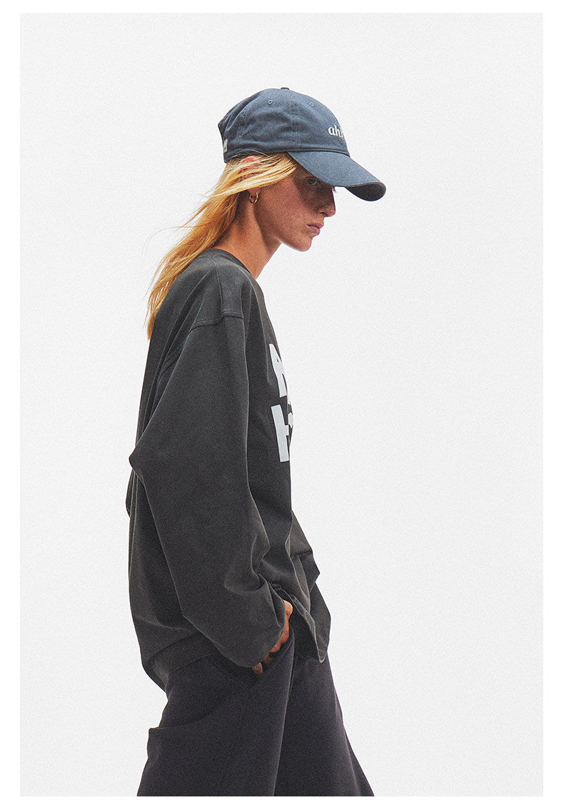 AHHH Logo Baseball Cap - Gray