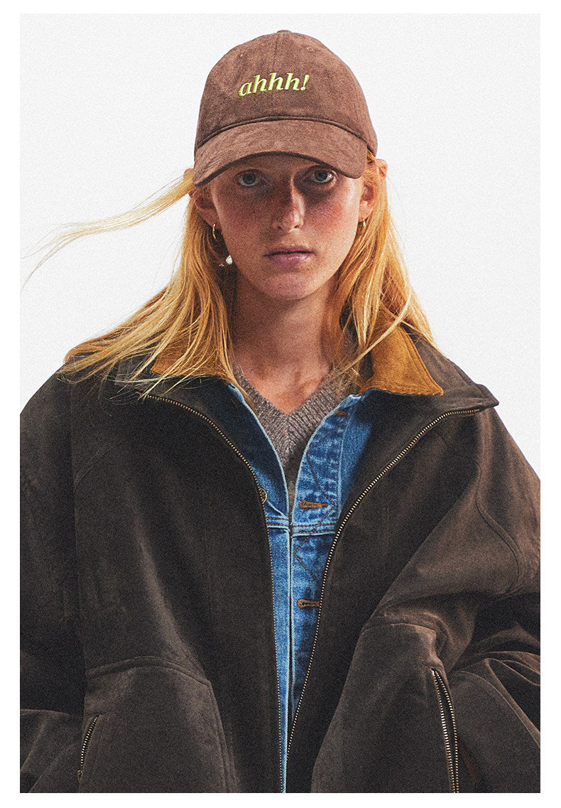 AHHH Logo Baseball Cap - Brown