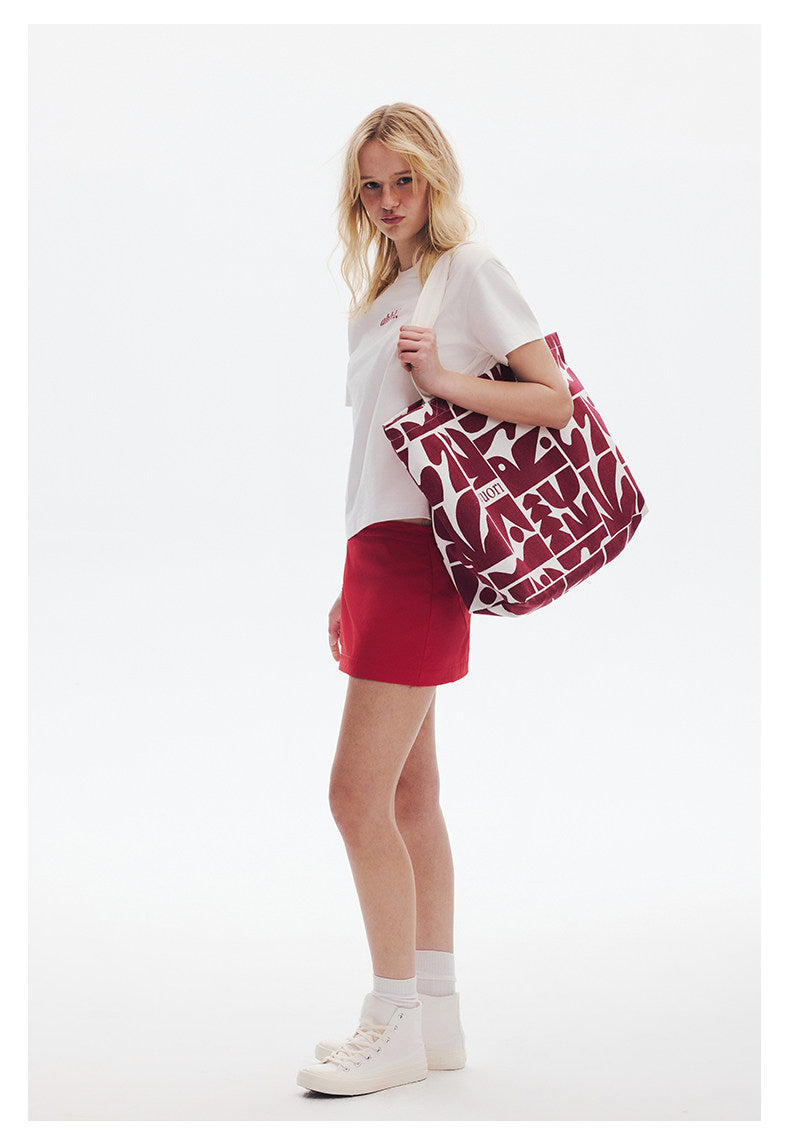 AHHH Logo Print T-shirt - White