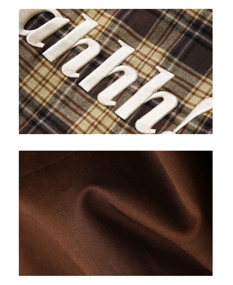 AHHH Plaid Tote Bag - Yellow