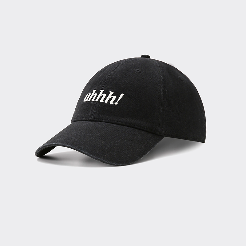 AHHH Logo Baseball Cap - Black